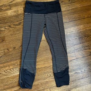 Lululemon striped legging nulu